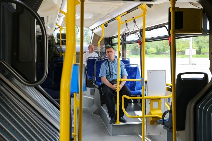 Primul super-troleibuz a intrat de astăzi în circulație 1 troleibuz 2 (Small)