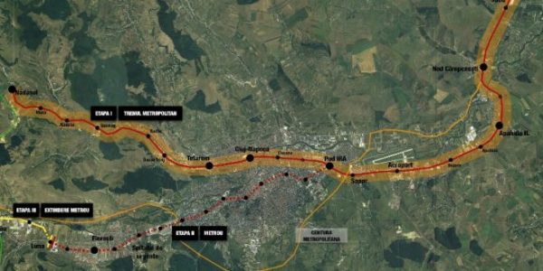 traseu tren metropolitan cluj