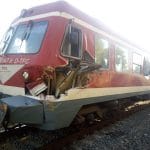 FOTO. Un tren a lovit un container desprins de o camionetă și ajuns pe calea ferată, la Negreni 3 WhatsApp Image 2020 09 15 at 18.48.14 1