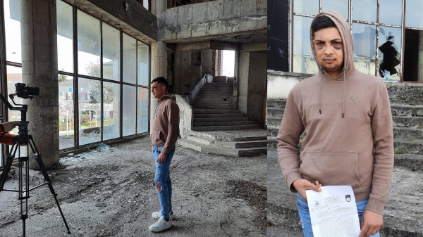 Adolescent bătut sălbatic și sechestrat