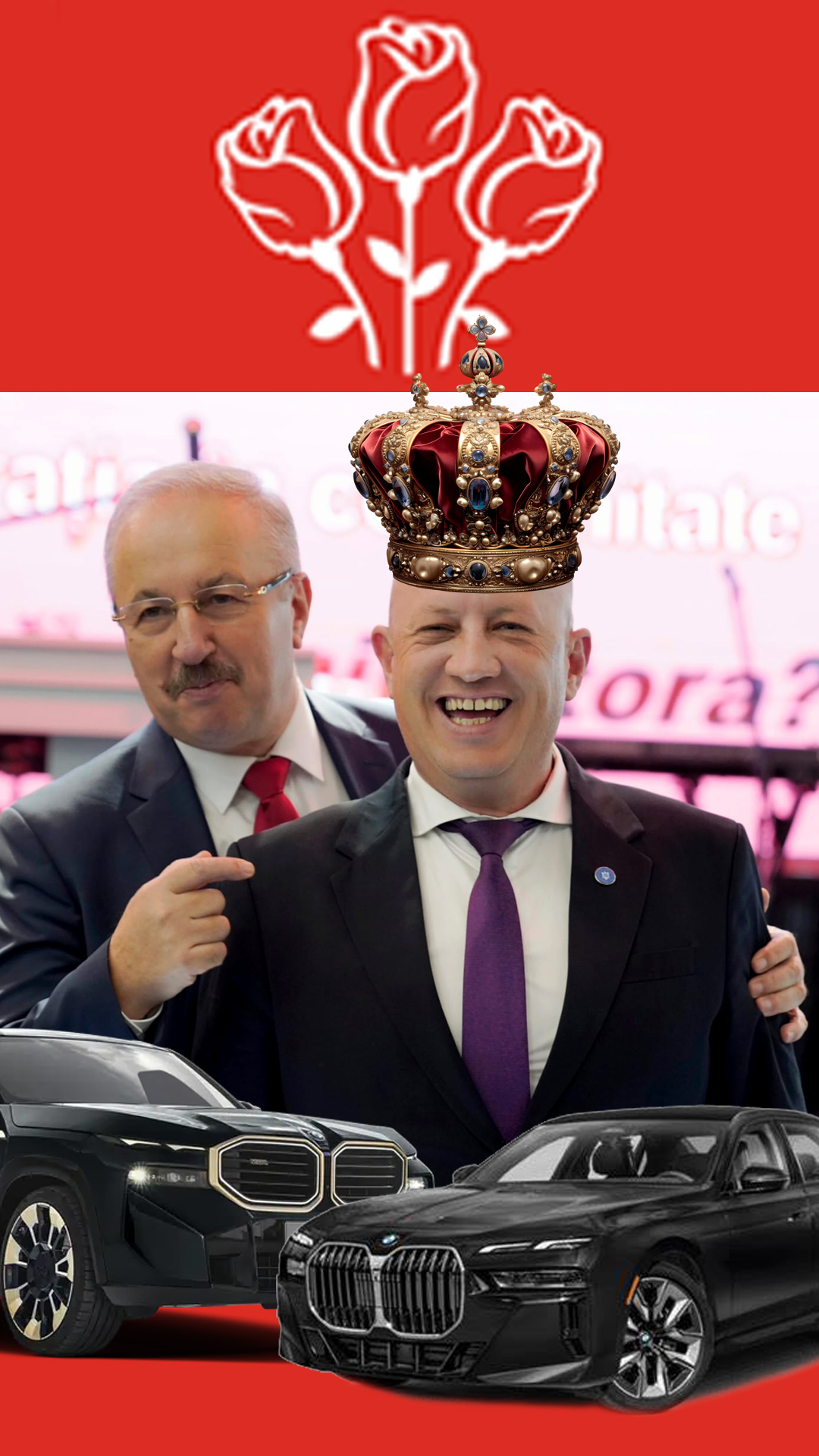 Vasile Dîncu și Răzvan Ciortea ilustrand opulenta.